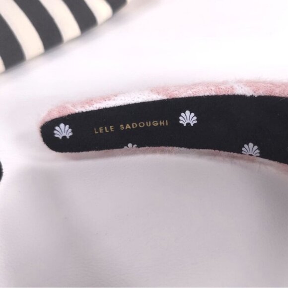 NWT Lele Sadoughi Leopard Knit Alice Headband‎ in Pink LSHA1214PL
